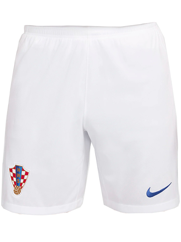 Croatia home jersey shorts men's first soccer sportswear uniform football shirt pants Euro 2024 cup